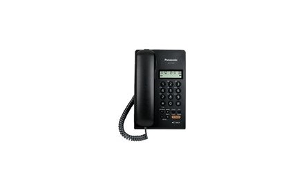 Panasonic KX-T7705X - Teléfono con cable con ID de llamadas - negro